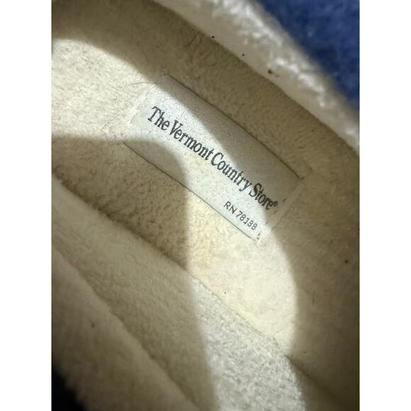 The Vermont Country Store Starry Night Felted Slipper clog womens size 10 - Picture 3 of 7